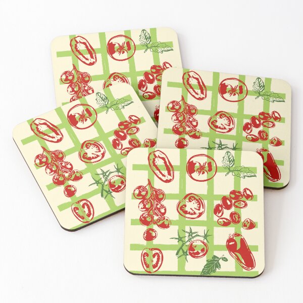 Item preview, Tomato Picnic Pattern – Vintage Garden Illustration designed and sold by MaiZephyr.