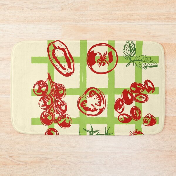 Item preview, Tomato Picnic Pattern – Vintage Garden Illustration designed and sold by MaiZephyr.
