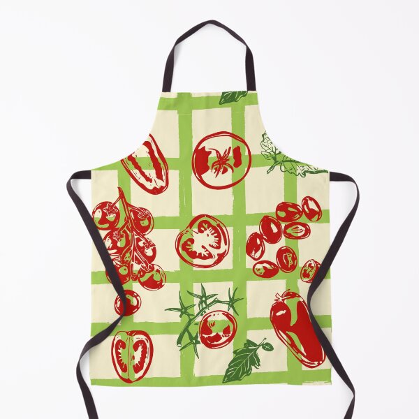 Item preview, Tomato Picnic Pattern – Vintage Garden Illustration designed and sold by MaiZephyr.