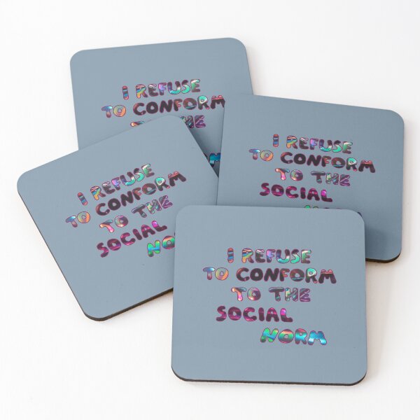 Item preview, Social norm designed and sold by JustCrowThings.