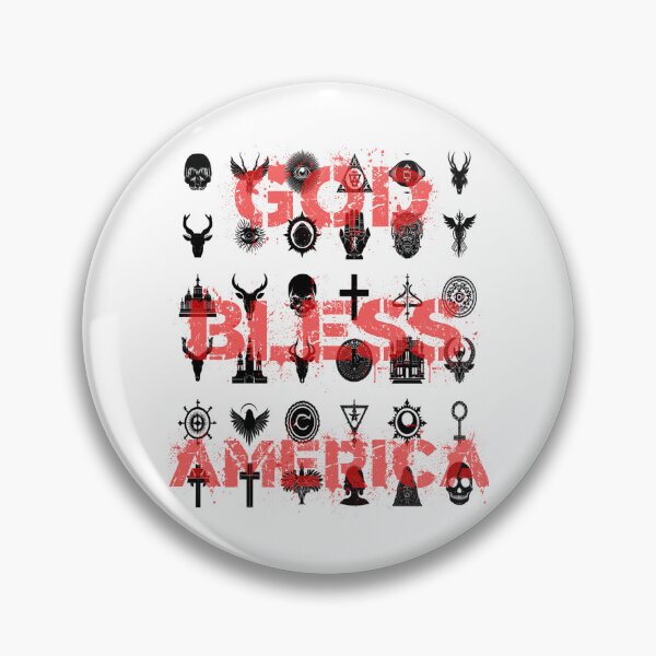 Item preview, God Bless America (And All Its Beautiful Chaos) – Dark Emojis for the Dysfunctionally Patriotic designed and sold by Ignorant-Artist.