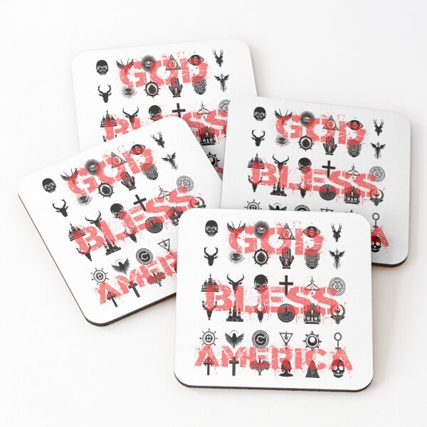 Item preview, God Bless America (And All Its Beautiful Chaos) – Dark Emojis for the Dysfunctionally Patriotic designed and sold by Ignorant-Artist.