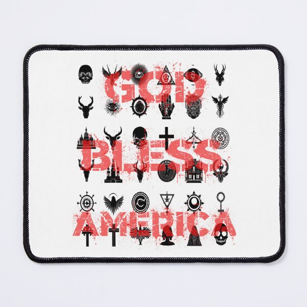 Item preview, God Bless America (And All Its Beautiful Chaos) – Dark Emojis for the Dysfunctionally Patriotic designed and sold by Ignorant-Artist.