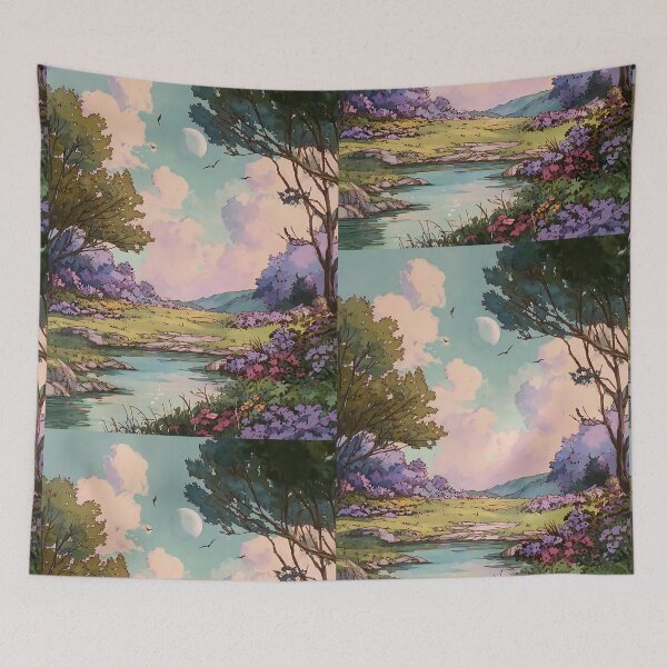 Item preview, Serene Lofi Nature Art designed and sold by bapupa.