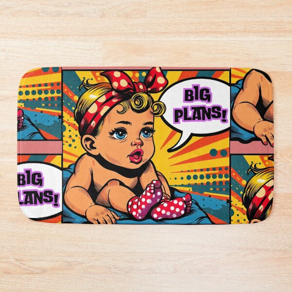 Item preview, Pop Art Baby with Big Plans designed and sold by KMHArts.