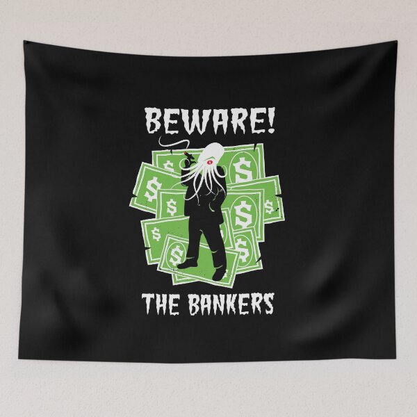 Item preview, Beware the Bankers Conspiracy  designed and sold by oberdoofus.