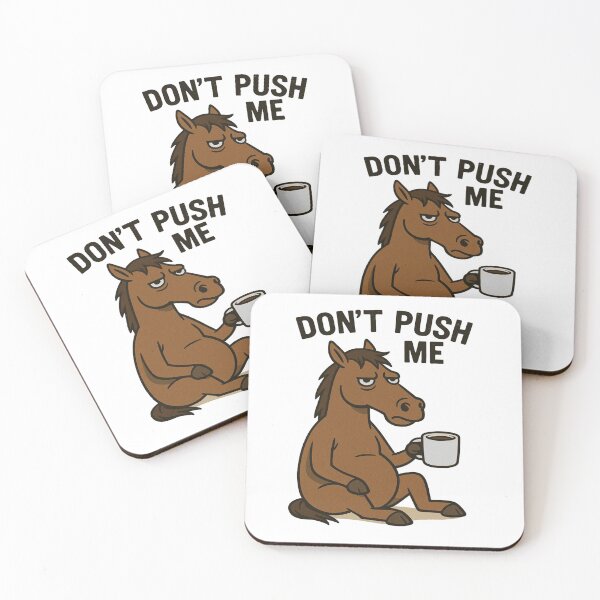 Item preview, Don’t Push the Horses – Usyk Meme | Funny Coffee Horse Design designed and sold by Go Altitude.