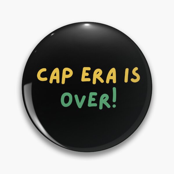 Item preview, Cap era is over | Funny Sarcasm Joke Sarcastic Humor Graphic T-Shirt Sticker designed and sold by fastlanejdm.