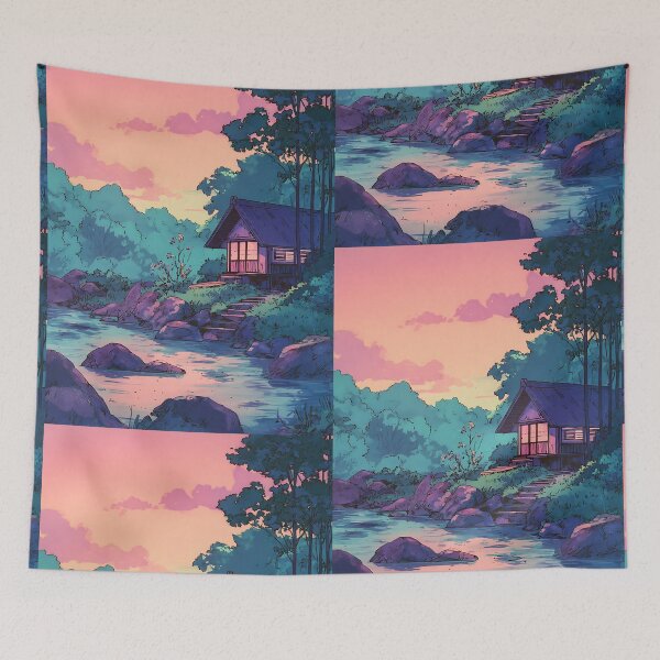 Item preview, Nostalgic Lofi Nature Art designed and sold by bapupa.