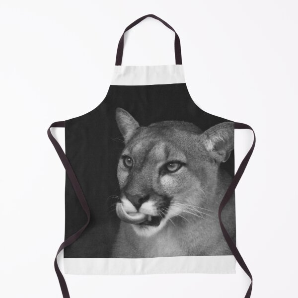 Item preview, Florida Panther Portrait Black And White  designed and sold by MercerImages.