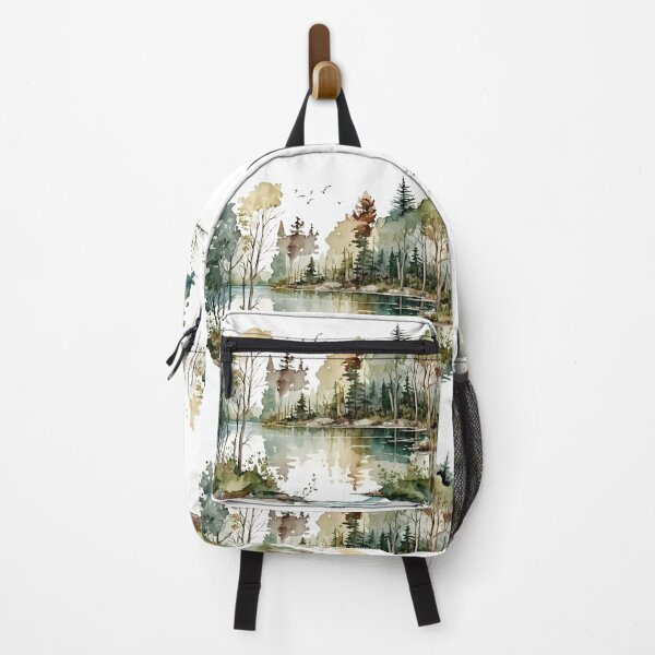 Item preview, Nature's Serenity – Cozy Forest 3 | Watercolor Landscape Art designed and sold by doingly.