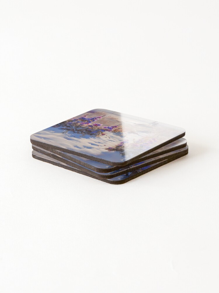 Thumbnail 4 of 5, Coasters (Set of 4), Early Spring 2 designed and sold by FlaskLab.
