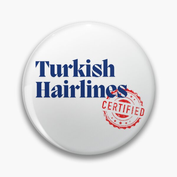 Item preview, Turkish Hairlines | Funny Sarcasm Joke Sarcastic Humor Graphic T-Shirt Sticker designed and sold by fastlanejdm.