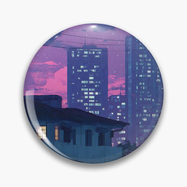 Item preview, Chill Lofi Nightscape Art designed and sold by bapupa.