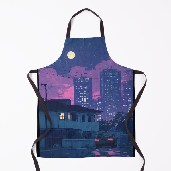 Item preview, Chill Lofi Nightscape Art designed and sold by bapupa.