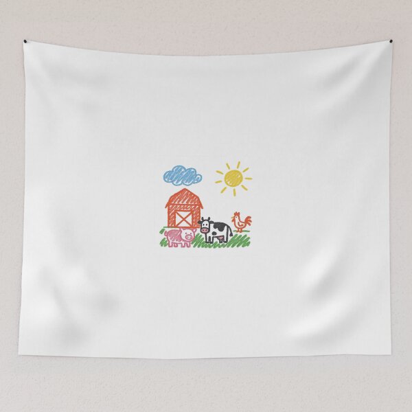Item preview, A cheerful farm with animals designed and sold by Tedi2025.
