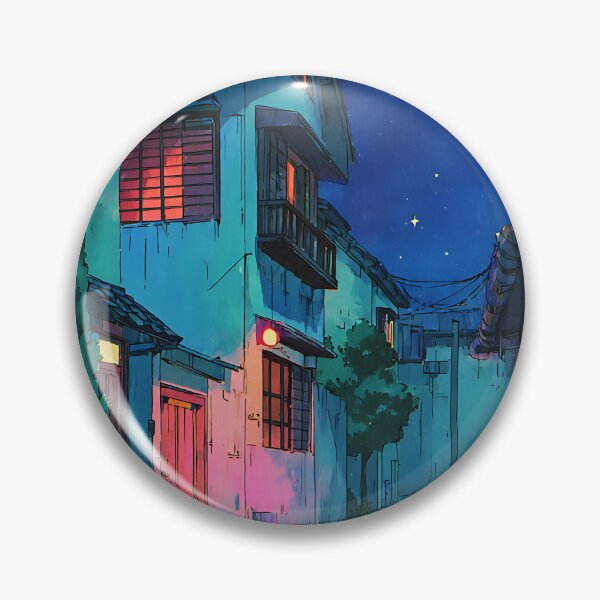 Item preview, Cozy Lofi Nightscape Art designed and sold by bapupa.