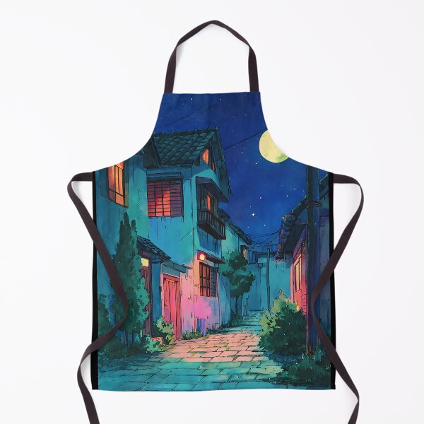 Item preview, Cozy Lofi Nightscape Art designed and sold by bapupa.