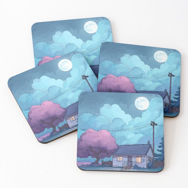 Item preview, Urban Lofi Nightscape Art designed and sold by bapupa.