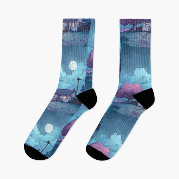 Item preview, Urban Lofi Nightscape Art designed and sold by bapupa.