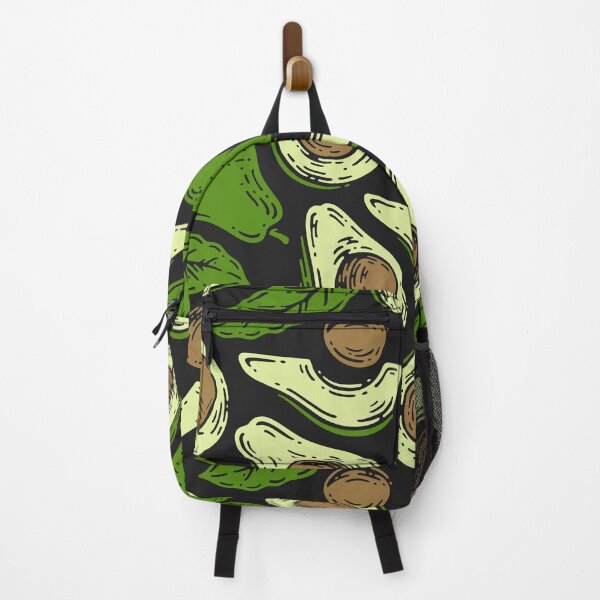 Item preview, Hand Drawn Avocado and Leaves Pattern – Healthy Food Art Tote Bags designed and sold by FestivityFinds.