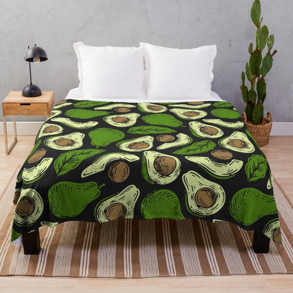Item preview, Hand Drawn Avocado and Leaves Pattern – Healthy Food Art Tote Bags designed and sold by FestivityFinds.