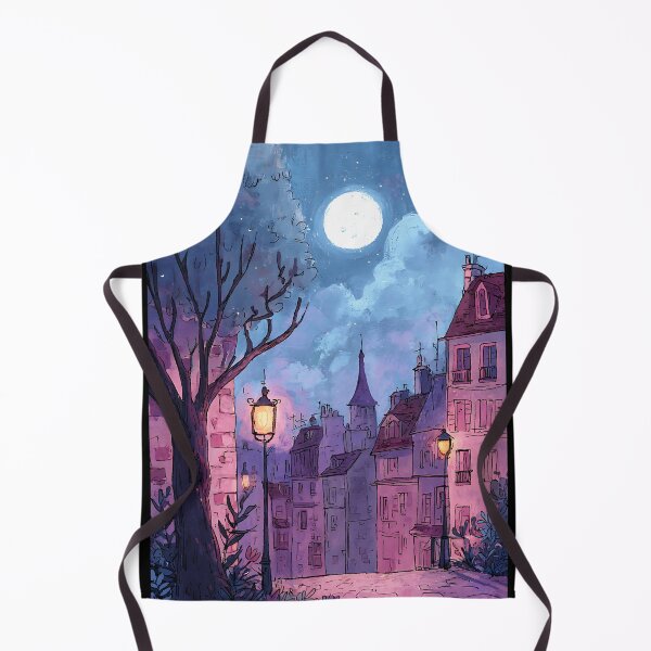 Item preview, Serene Lofi Nightscape Art designed and sold by bapupa.