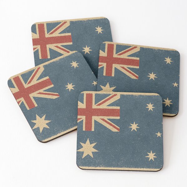 Item preview, Vintage Aussie Pride: Distressed Australia Flag designed and sold by Globalcitytees.