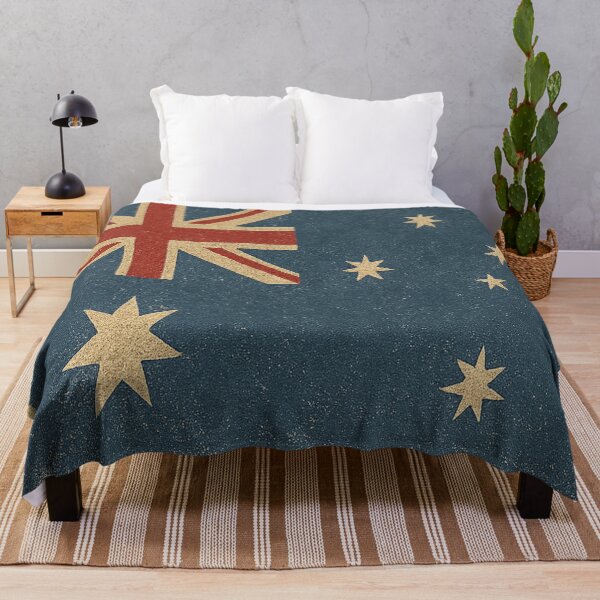 Item preview, Vintage Aussie Pride: Distressed Australia Flag designed and sold by Globalcitytees.