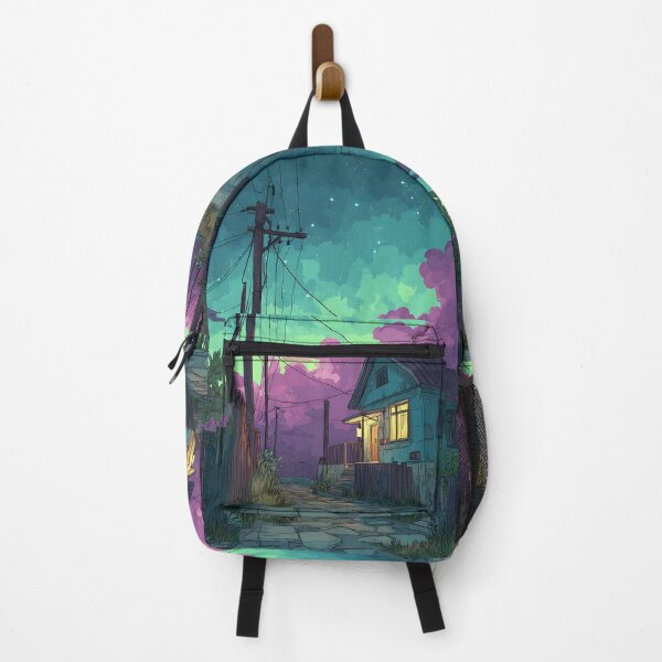 Item preview, Tranquil Lofi Nightscape Art designed and sold by bapupa.