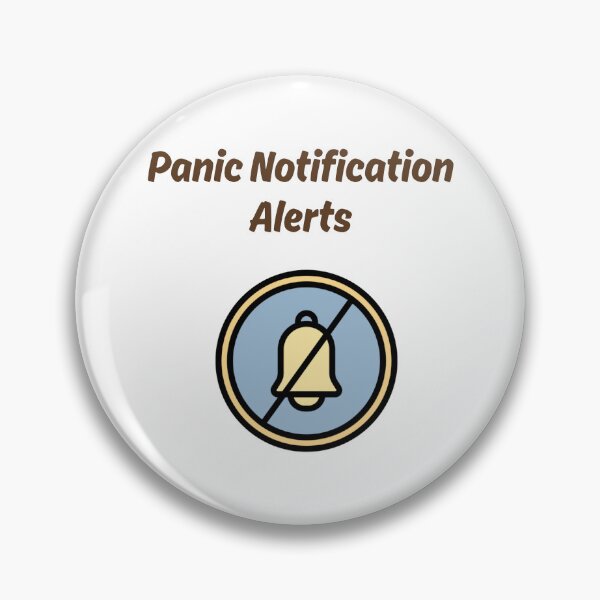 Item preview, Panic Notification Alerts Blocked - Stoicism Principles designed and sold by LexaArtworks.