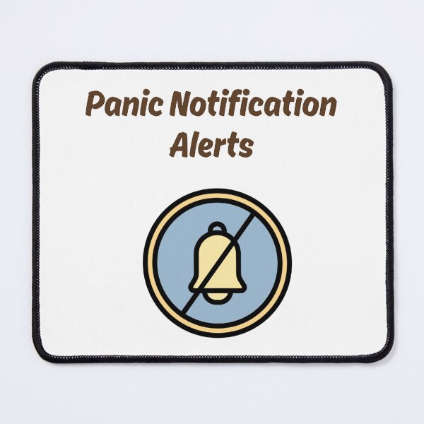 Item preview, Panic Notification Alerts Blocked - Stoicism Principles designed and sold by LexaArtworks.