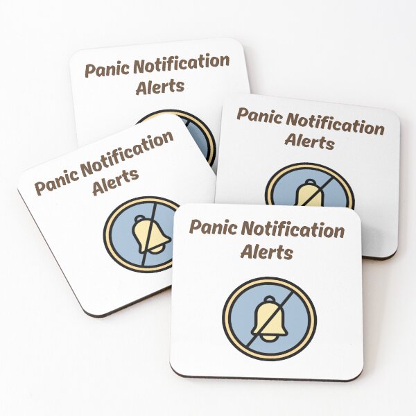 Item preview, Panic Notification Alerts Blocked - Stoicism Principles designed and sold by LexaArtworks.