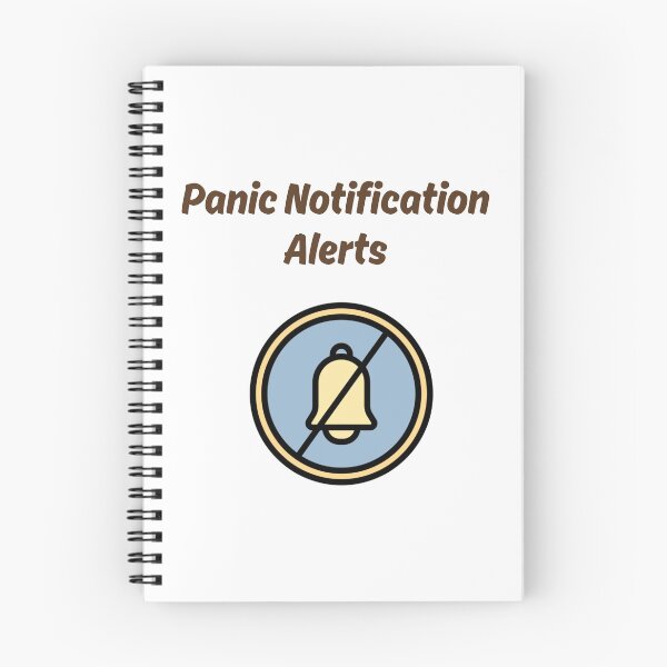 Item preview, Panic Notification Alerts Blocked - Stoicism Principles designed and sold by LexaArtworks.