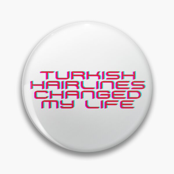 Item preview, Turkish Hairlines | Funny Sarcasm Joke Sarcastic Humor Graphic T-Shirt Sticker designed and sold by fastlanejdm.