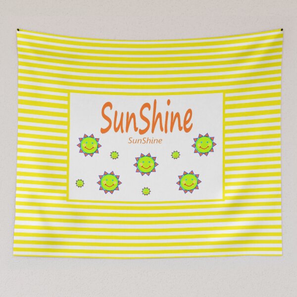 Item preview, Sunshine and Yellow Stripes designed and sold by kel72.