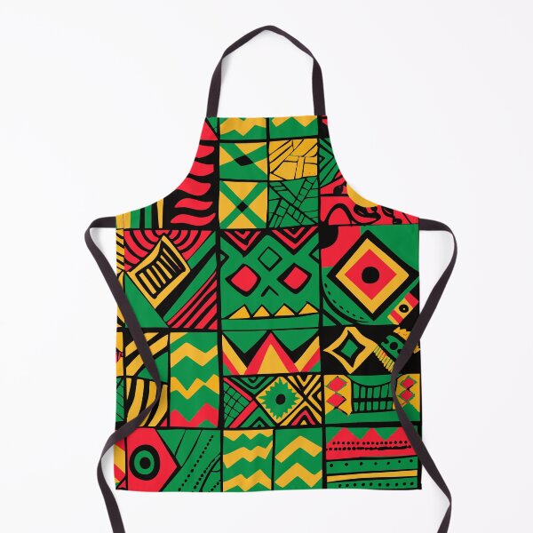 Item preview, Bold African Tribal Patchwork Pattern Graphic T-Shirts designed and sold by FestivityFinds.