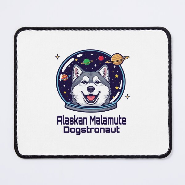 Item preview, Alaskan Malamute Dogstronaut – Cute Space Dog designed and sold by The Real Life Symphony.