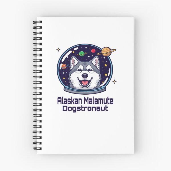 Item preview, Alaskan Malamute Dogstronaut – Cute Space Dog  designed and sold by The Real Life Symphony.