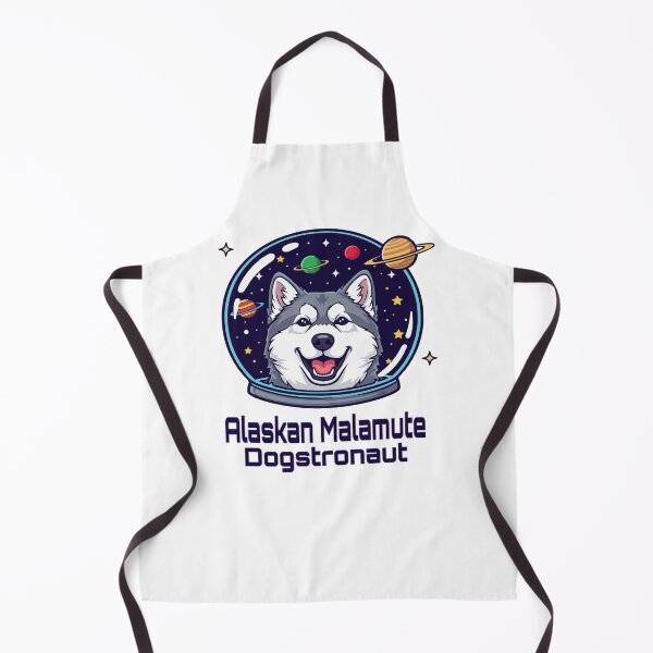 Item preview, Alaskan Malamute Dogstronaut – Cute Space Dog designed and sold by The Real Life Symphony.