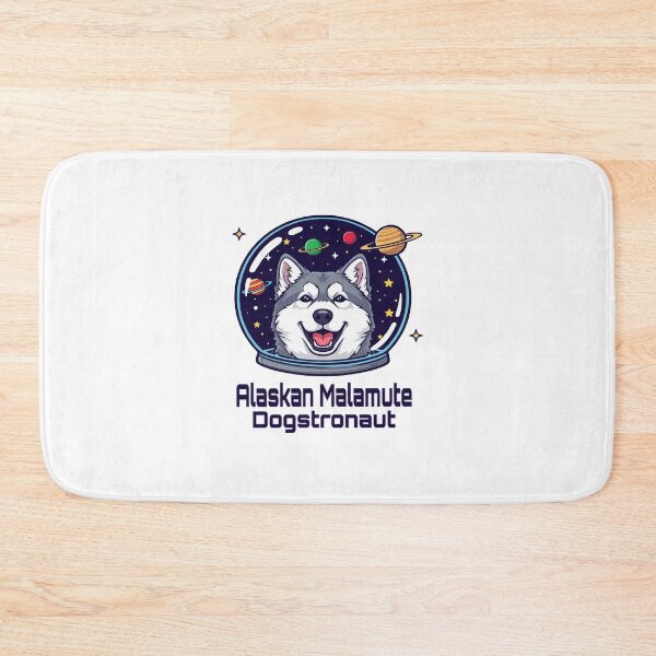 Item preview, Alaskan Malamute Dogstronaut – Cute Space Dog  designed and sold by The Real Life Symphony.