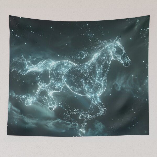Item preview, A horse's hologram in the cosmos 6 designed and sold by FlaskLab.