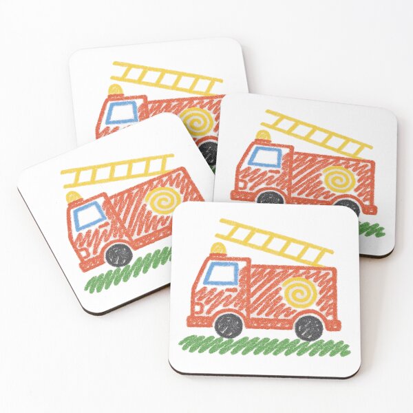 Item preview,  Fire truck in action designed and sold by Tedi2025.