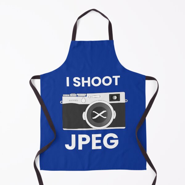 Item preview, I Shoot JPEG – Fuji Photographer Humor Design for Film Simulation Lovers - white lettering designed and sold by MarcVan.