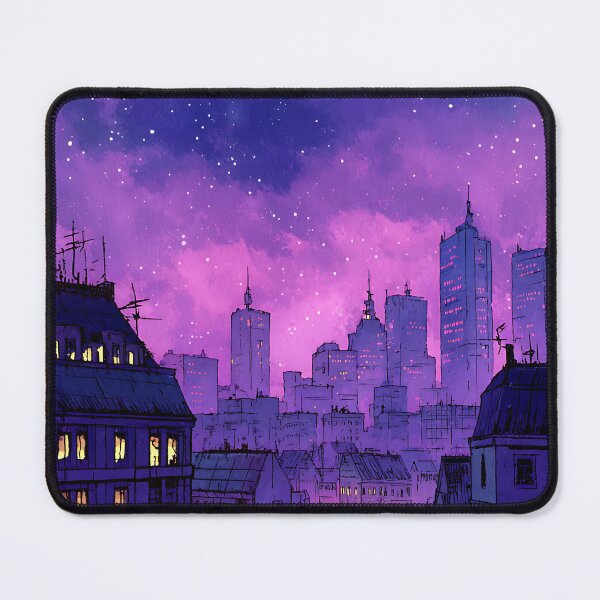 Item preview, Dreamy Purple Lofi Art designed and sold by bapupa.