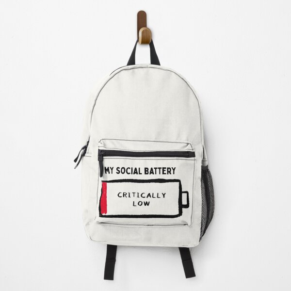 Item preview, My Social Battery designed and sold by Fanverse Merchandise.