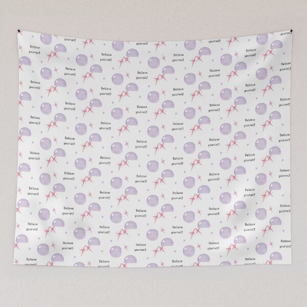 Item preview, Believe yourself – whimsical magical quote with dreamy colors designed and sold by YuverseeStudio.