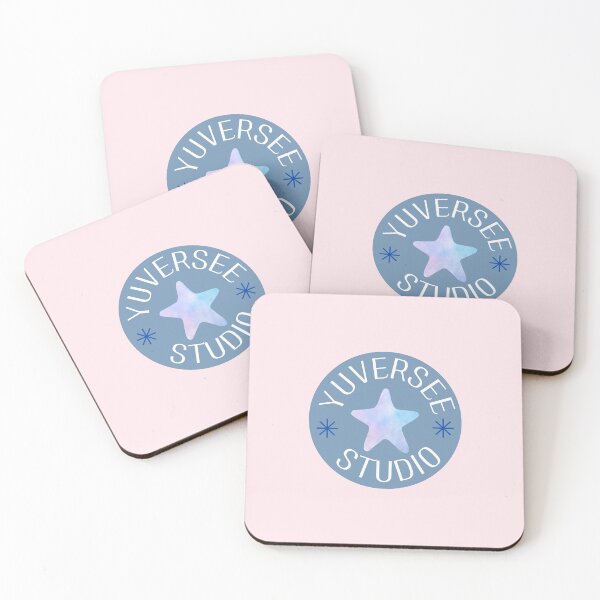 Item preview, Yuverse Studio – pastel ocean logo with starfish designed and sold by YuverseeStudio.