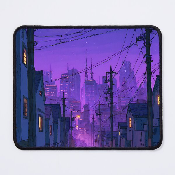 Item preview, Nostalgic Purple Lofi Art designed and sold by bapupa.