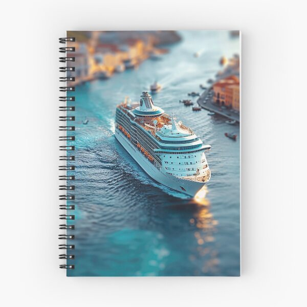 Item preview, A cruise ship docked beside a sunny island 3 designed and sold by FlaskLab.